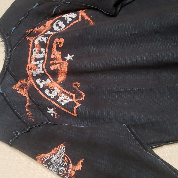 AFFLICTION Reversible Thermal American customs 1973 sz XXL - Picture 6 of 8